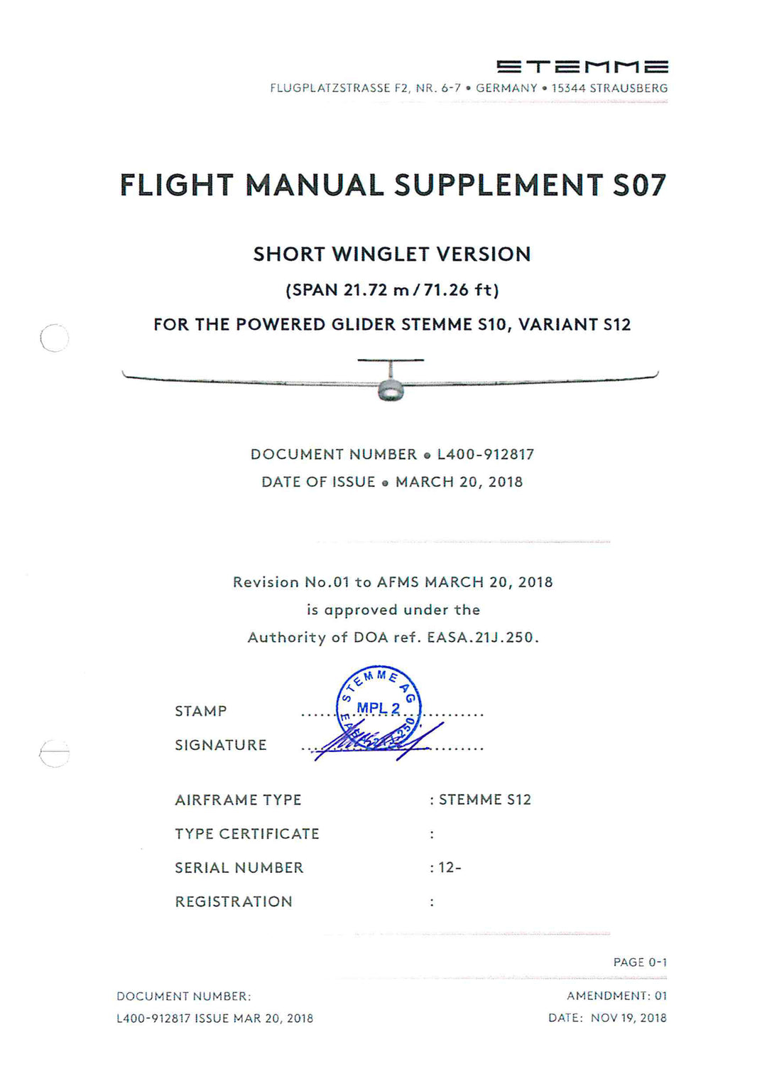 S12 Flight Manual L400_912817_01