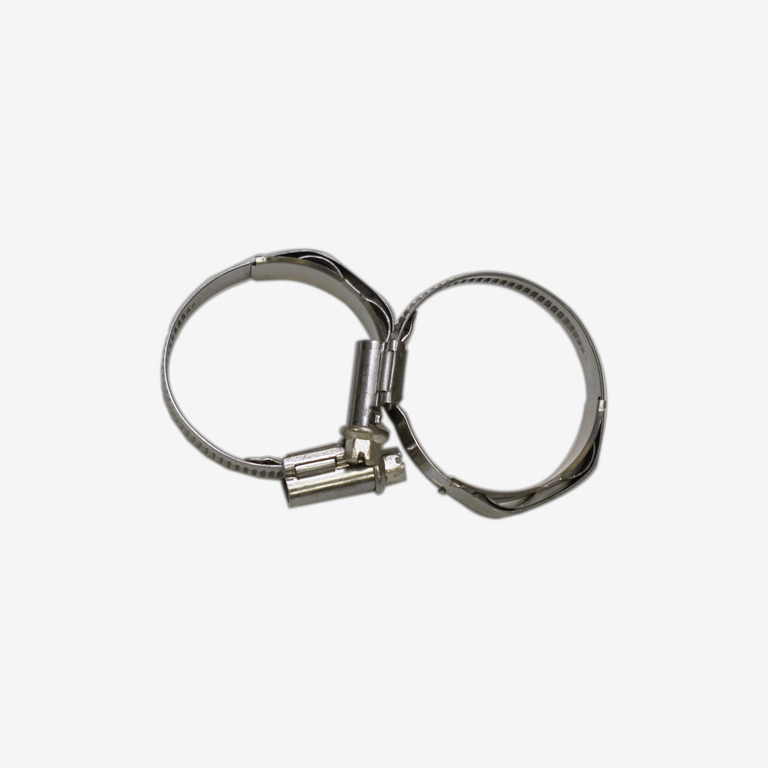 Exhaust Wrap Clamps, Stainless Clamp with Well Spring