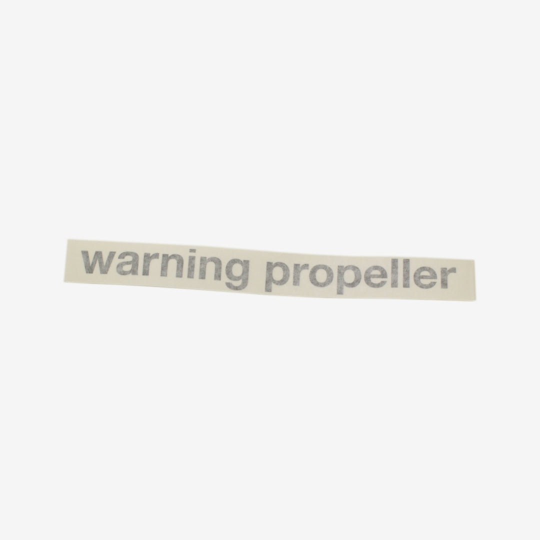 "Warning Propeller" Label (pair)